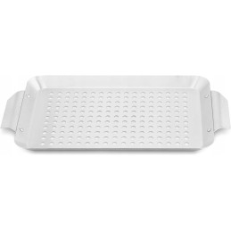 Grillrest küpsetamiseks, ristkülikukujuline terasplaat grillplaadi jaoks