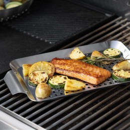 Grillrest küpsetamiseks, ristkülikukujuline terasplaat grillplaadi jaoks