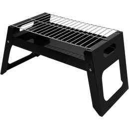 Sulankstomos sodo anglies kepsninės turistams, mega kepsnių komplektas stovyklavimui