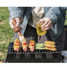 Sulankstomos sodo anglies kepsninės turistams, mega kepsnių komplektas stovyklavimui