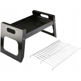 Sulankstomos sodo anglies kepsninės turistams, mega kepsnių komplektas stovyklavimui