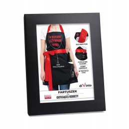 Prijuostė gaminančiai moteriai Gaminu su vynu