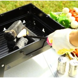 ⭐⭐Turistinis grilis nešiojamas anglis sulankstomas kempingo kepsninės lagaminas grilis⭐⭐