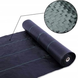 Agrotekstilė nuo piktžolių mulčiavimo, juoda, tvirta, 70g/m2, 1,6m x 10m