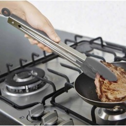 ⭐⭐Universalios silikoninės virtuvės žnyplės 12'⭐⭐