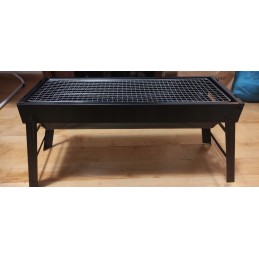 ⭐⭐portable foldable camping charcoal grill metal case⭐⭐