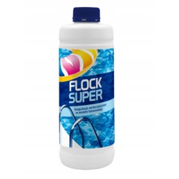 Flock super koaguliantas baseinams su drumstu vandeniu 1l gamix