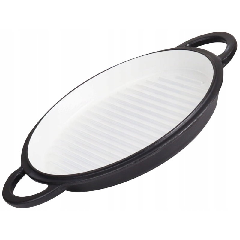 Dangtis 10l ketaus medžiokliniam katilui, emaliuotas, 28cm, keptuvė, židinys, indukcinis