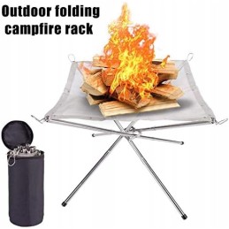 Praktiška nešiojama nerūdijančio plieno stovyklavietės laužavietė