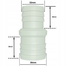 Basseini toru reduktor 38 32mm varrukas