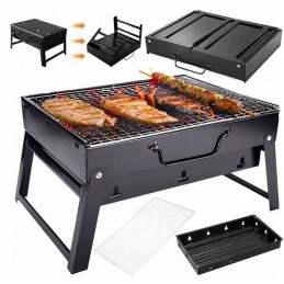 Sodo anglies grilis nešiojamas turistinis sulankstomas kilimėlis ir pūstuvas