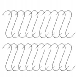 ⭐⭐20 x nerūdijančio plieno rūkymo kabliukai žuvies mėsos rūkymo kabliukai 15cm⭐⭐