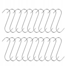 ⭐⭐20 x nerūdijančio plieno rūkymo kabliukai žuvies mėsos rūkymo kabliukai 15cm⭐⭐