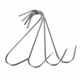 ⭐⭐Dideli kabliukai žuviai, mėsai, šaltiems gabalams rūkyti, nerūdijančio plieno kabliukai, 15cm, 20vnt⭐⭐