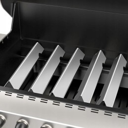 Onlyfire maitsestajabatoonid roostevabast terasest maitsesiinid, leegialus Weber Genesis II 300 gaasigrillile