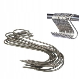 ⭐⭐20 x nerūdijančio plieno rūkymo kabliukai žuvies mėsos rūkymo kabliukai 15cm⭐⭐