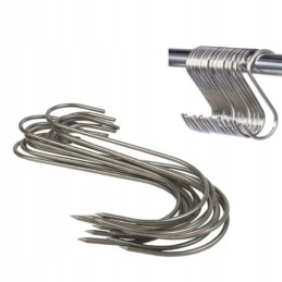 ⭐⭐20 x nerūdijančio plieno rūkymo kabliukai žuvies mėsos rūkymo kabliukai 15cm⭐⭐