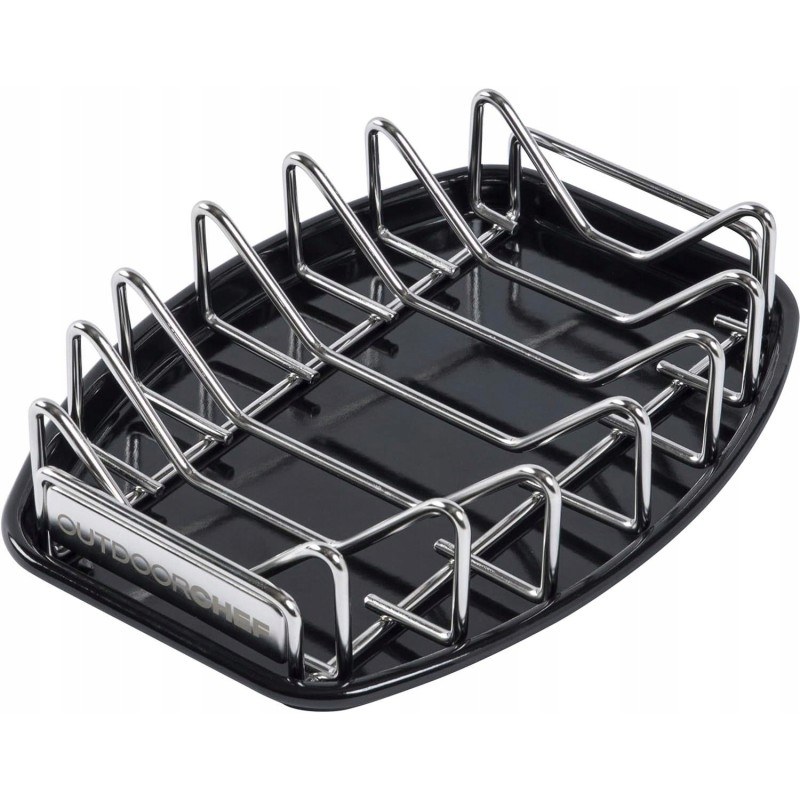 Grilling rack tray chicken rib rack stainless steel