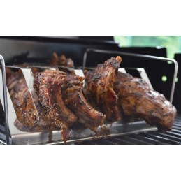 Gaminio ypatybės: medžiaga: nerūdijantis plienas spalva: sidabrinė aplikacija: gali būti naudojamas ir kaip šonkauliukų, ir keps