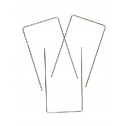 Smeigtukai, kaiščiai, ankeriai, inkarai agrotekstilei tvirtinti, cinkuota/cinkuota agrotekstilė, 50 vnt, "u" forma, 15 cm