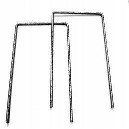 Smeigtukai, kaiščiai, ankeriai, inkarai agrotekstilei tvirtinti, cinkuota/cinkuota agrotekstilė, 50 vnt, "u" forma, 15 cm