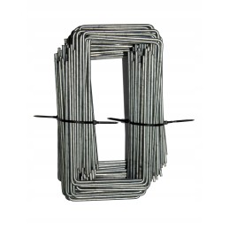 Smeigtukai, kaiščiai, ankeriai, inkarai agrotekstilei tvirtinti, cinkuota/cinkuota agrotekstilė, 50 vnt, "u" forma, 15 cm
