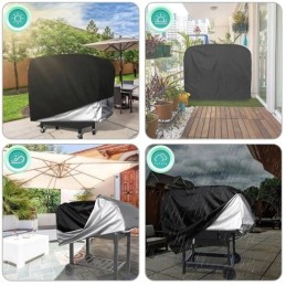 ⭐⭐Didelis xxl grotelių dangtelis, atsparus vandeniui 145x61x117cm + dėklas⭐⭐