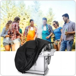 ⭐⭐Didelis xxl grotelių dangtelis, atsparus vandeniui 145x61x117cm + dėklas⭐⭐