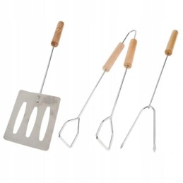 ⭐⭐Stalo įrankių priedų rinkinys kepsninės kepsninės indai 3 dalių grilis⭐⭐