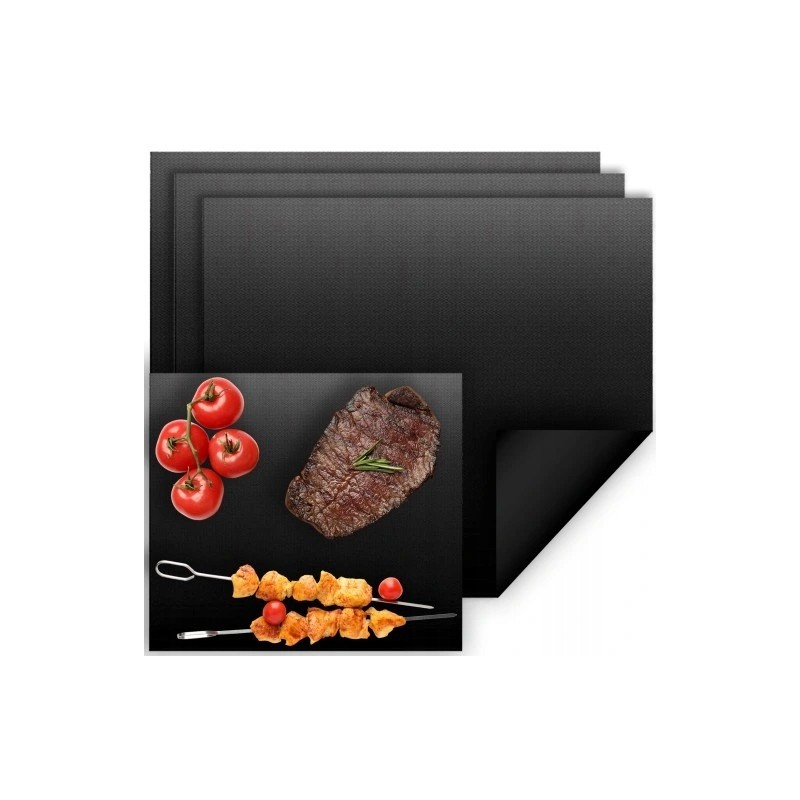 ⭐⭐3 x ant grotelių kepimo kilimėlis orkaitės grilio padėklas, daugkartiniai padėklai⭐⭐