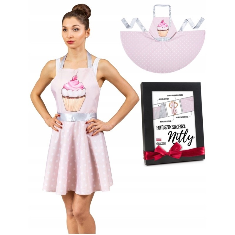 ⭐Prijuostė suknelė virtuvinė prijuostė elegantiškas dailus keksiukas jai⭐