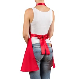 Smulkiai raudona virtuvinė prijuostė mamai Motinos dienos proga