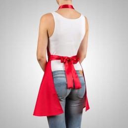 Smulkiai raudona virtuvinė prijuostė mamai Motinos dienos proga