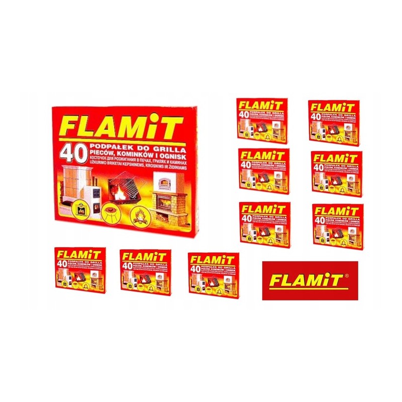 ⭐⭐Šašlykinė, balta, 40 flamit kubelių, rinkinyje 10⭐⭐