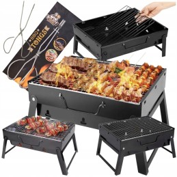 ⭐⭐Turistinis sulankstomas nešiojamas grilis 35x22 grotelės⭐⭐