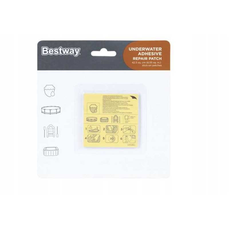 Vandeniui atsparūs remontiniai pleistrai čiužinių baseinams 62091