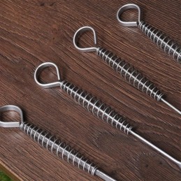 ⭐⭐4x plieniniai iešmai plieniniai iešmeliai, skirti vėrinukams kepti 42,5⭐⭐