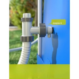 Basseinivooliku adapter keermega 1 5 ja 1 25, komplektis 4 tk