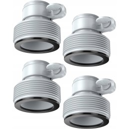 Basseinivooliku adapter keermega 1 5 ja 1 25, komplektis 4 tk