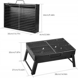 ⭐⭐Turistinis sulankstomas nešiojamas grilis 35x22 grotelės⭐⭐