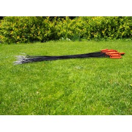 Kietos 1m x 10vnt pagaliukai nesilanksto