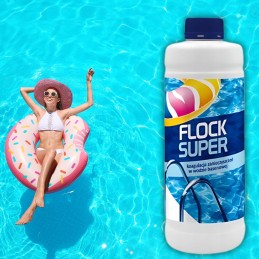 Flock super 1l drumstam vandeniui, koaguliantui, baseino chemikalams, gamix nemokamai