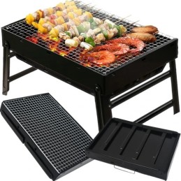 ⭐⭐Turistinis grilis nešiojamas anglis sulankstomas kempingo kepsninės lagaminas grilis⭐⭐