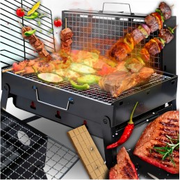 ✅ Sulankstomos turistinės sodo anglies kepsninės