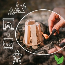 ⭐⭐ Ekologinio laužo starteris laužui kūrenti, židinys, grilis, katilas, viryklė⭐⭐