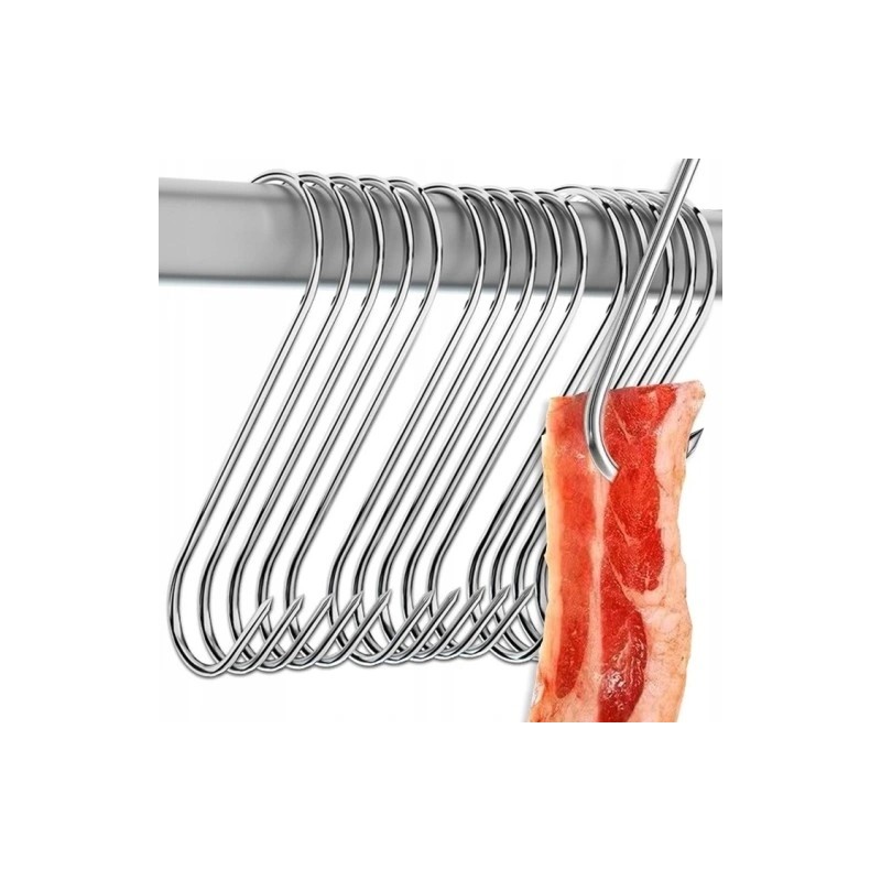 ⭐⭐rūkymo kabliukai, nerūdijančio plieno kabliukai mėsai rūkyti, dideli, 15 vienetų⭐⭐