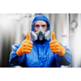 ⭐⭐nitrilinės pirštinės mercator gogrip oranžinės spalvos l 50 vnt⭐⭐