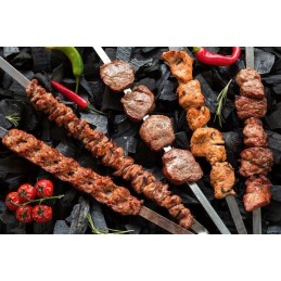 ⭐⭐Šašlõkivardade grill 60cm-10tk⭐⭐