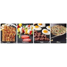 ⭐⭐Daugkartinis tefloninis grilio kilimėlis 40x33cm 2vnt⭐⭐