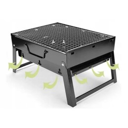 ⭐⭐Turistinis grilis nešiojamas anglis sulankstomas kempingo kepsninės lagaminas grilis⭐⭐